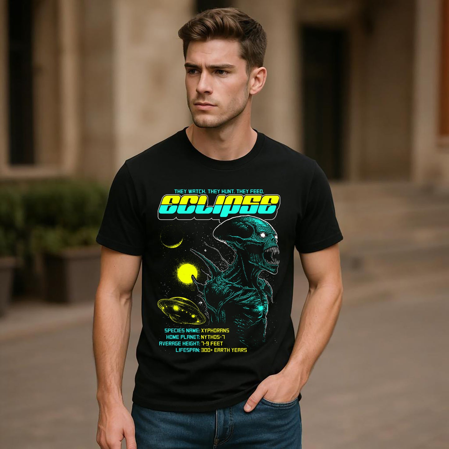 ECLISPE Crew Neck Short-Sleeve T-Shirt Soft & Breathable