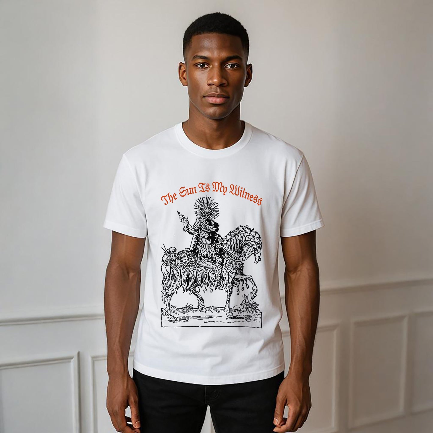 The Sun Is My Witness Neck Short-Sleeve T-Shirt Soft & Breathable