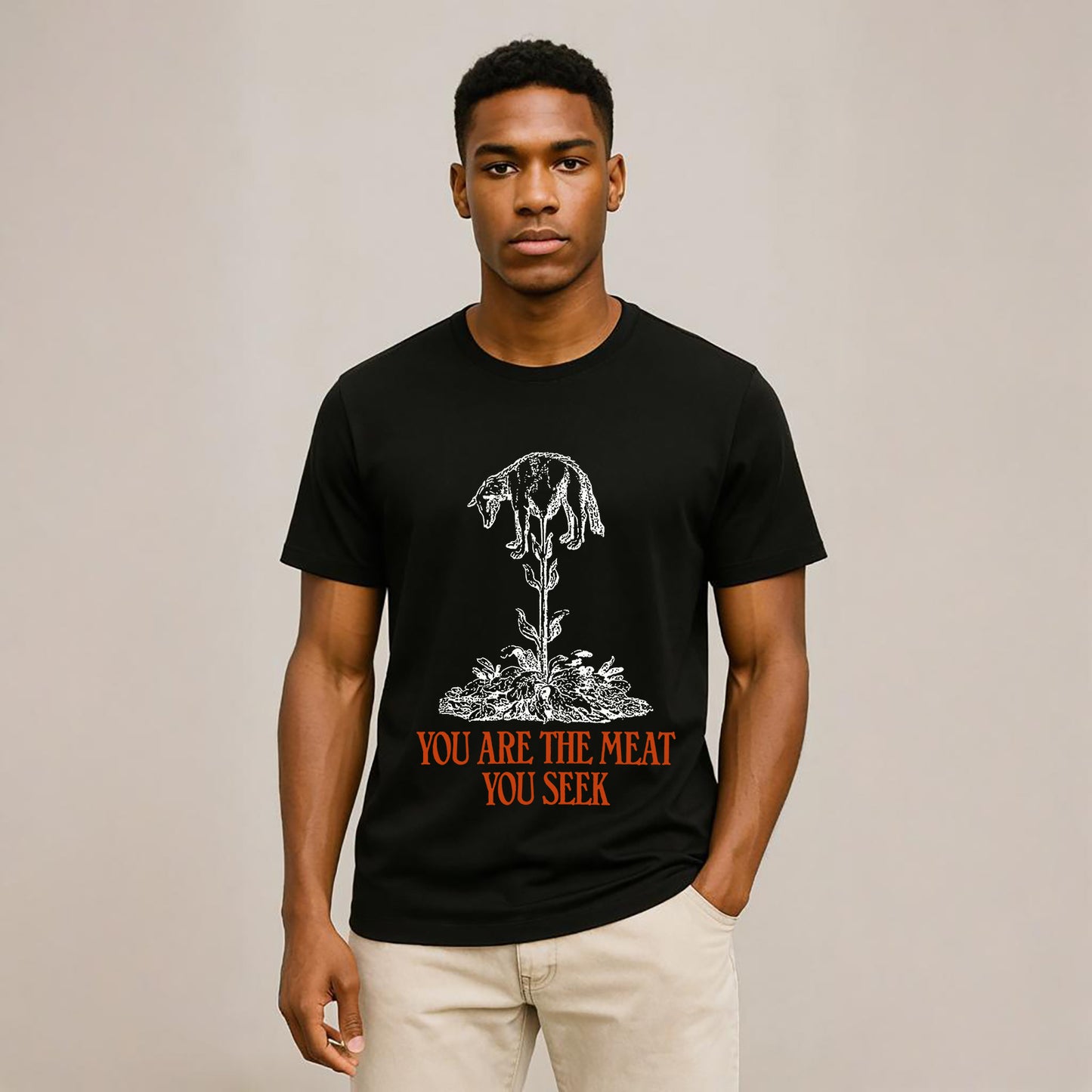 You Are The Meat You Seek Neck Short-Sleeve T-Shirt Soft & Breathable