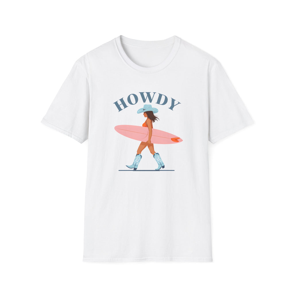Cowboy Woman with Surfboard - Classic Fit