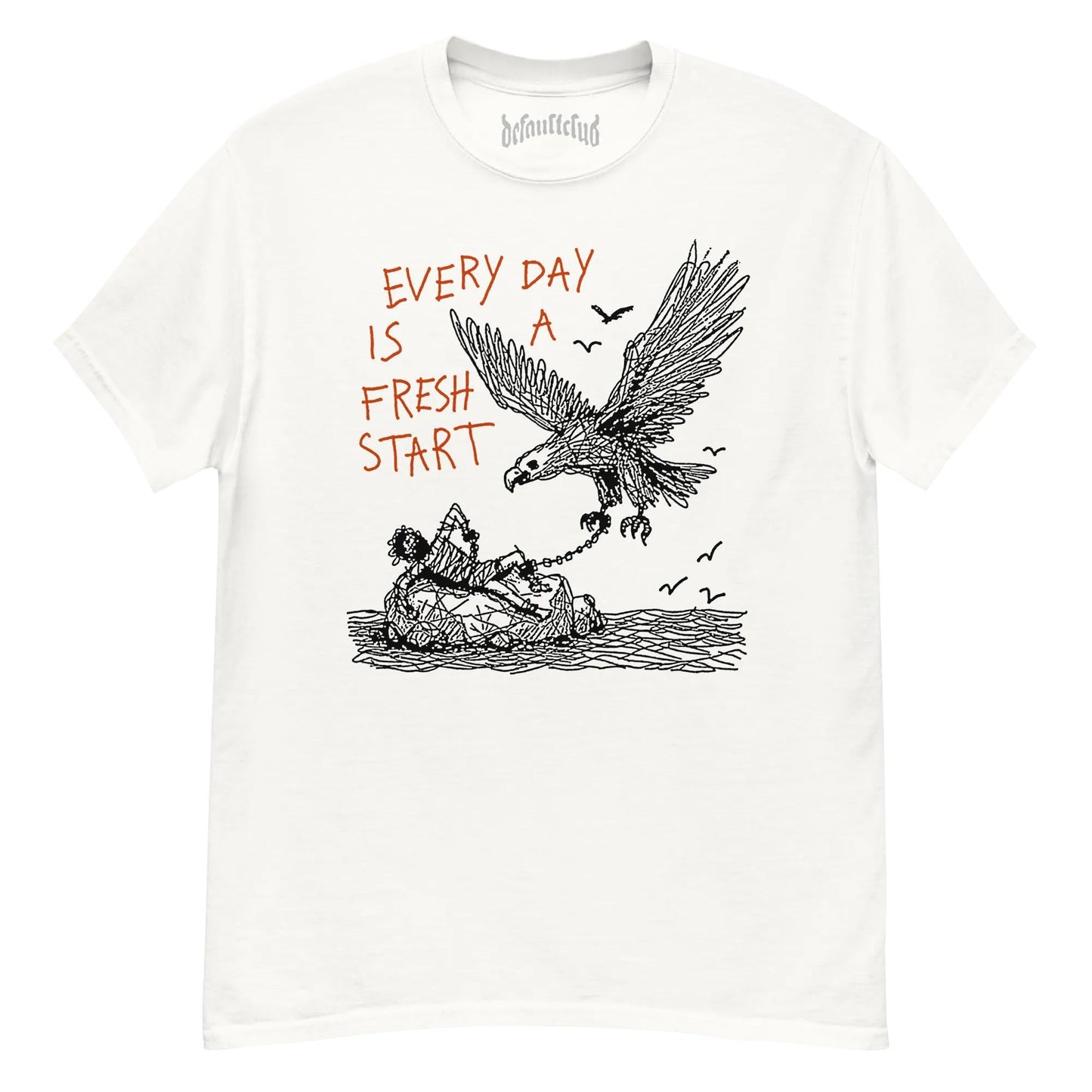 Everyday Is A Fresh Start Crew Neck Short-Sleeve T-Shirt Soft & Breathable