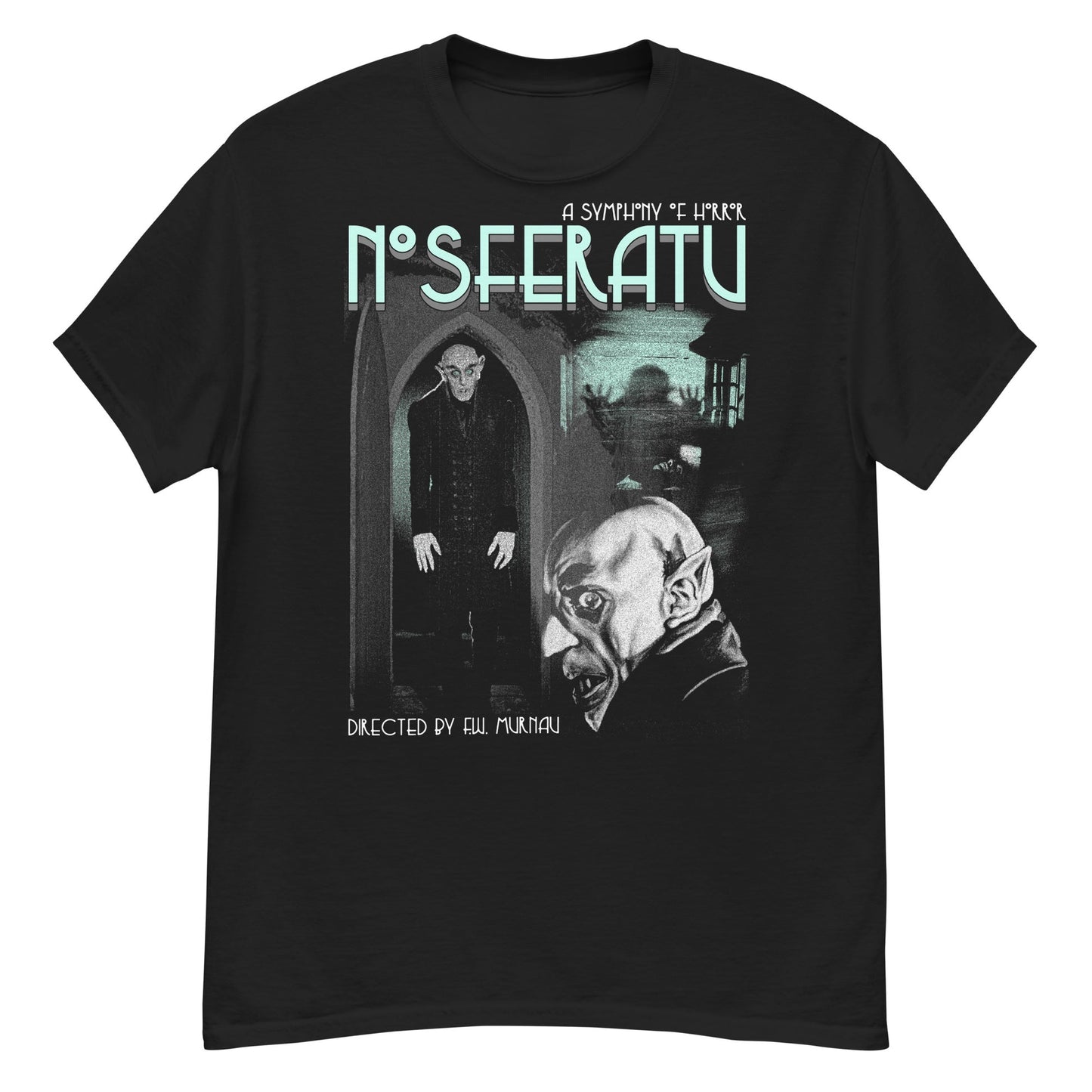 Slient Symphony Of Horror Crew Neck Short-Sleeve T-Shirt Soft and Breathable
