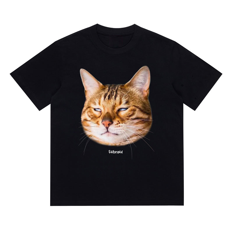 Cute Animals Crew Neck Short-Sleeve T-Shirt