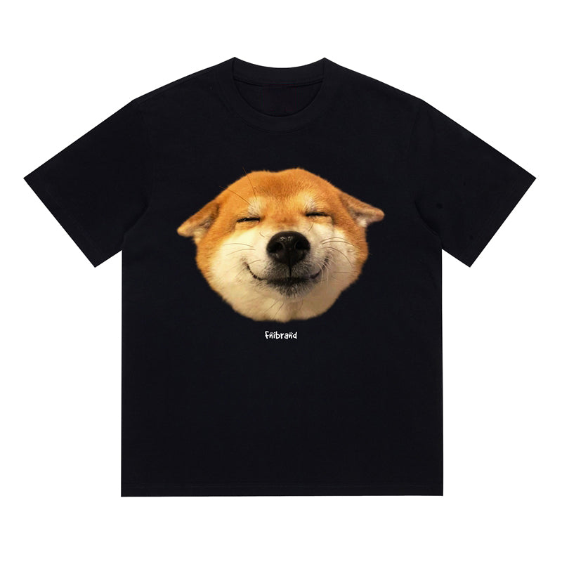 Cute Animals Crew Neck Short-Sleeve T-Shirt