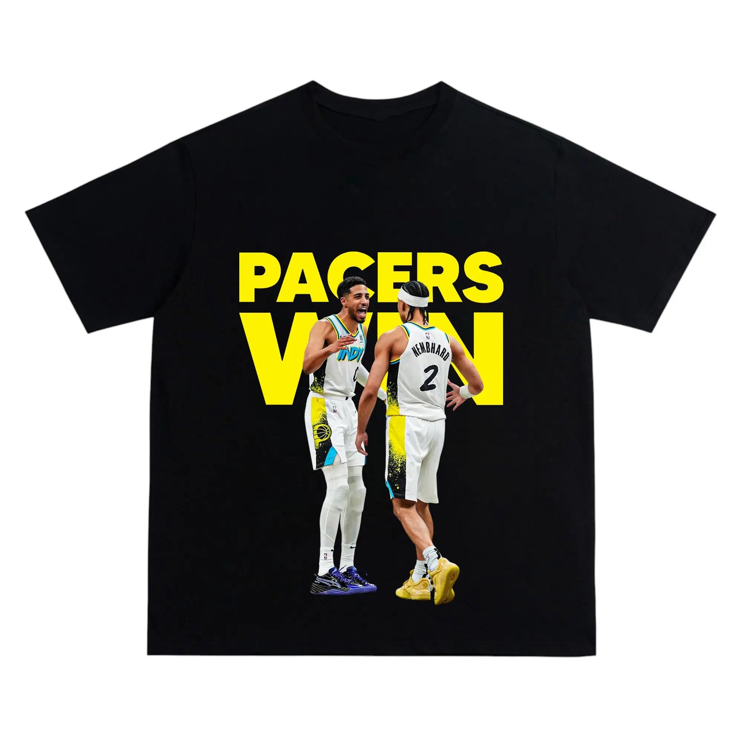 Haliburton Record-Breaking Clutch Playoff T-Shirt – Historic Game-Tying Moment vs. Knicks