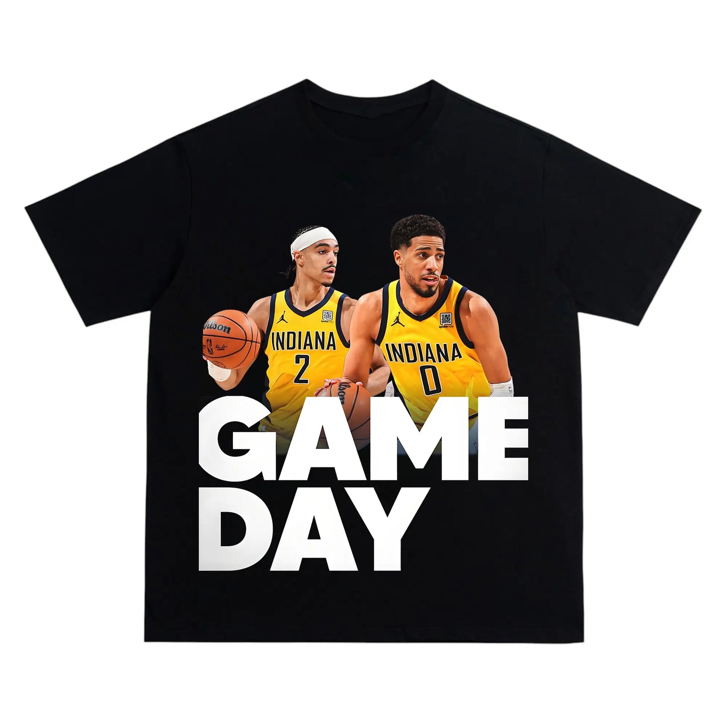 Haliburton Record-Breaking Clutch Playoff T-Shirt – Historic Game-Tying Moment vs. Knicks
