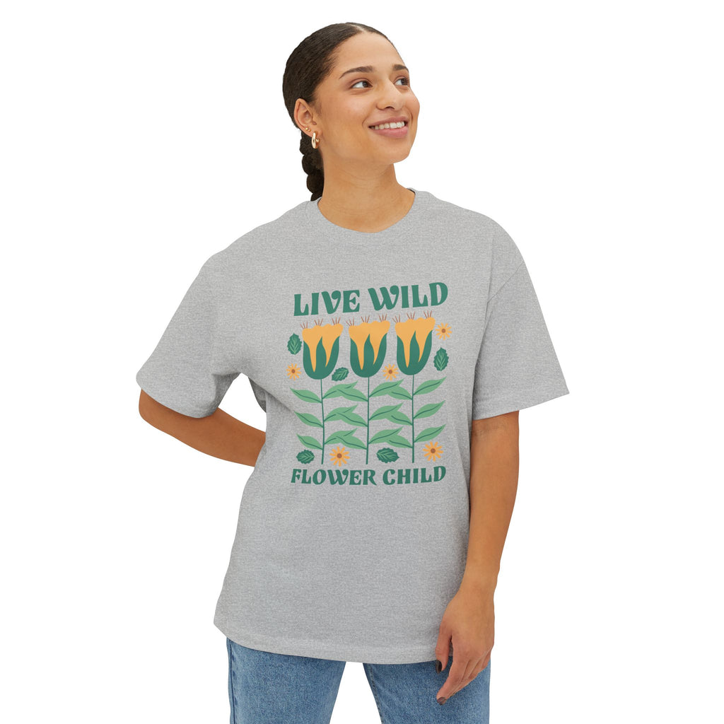 Live Wild Flower Child - Oversized Fit