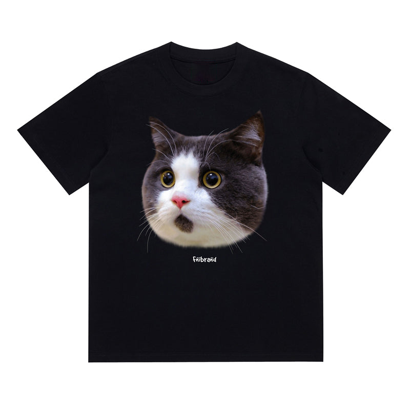 Cute Animals Crew Neck Short-Sleeve T-Shirt