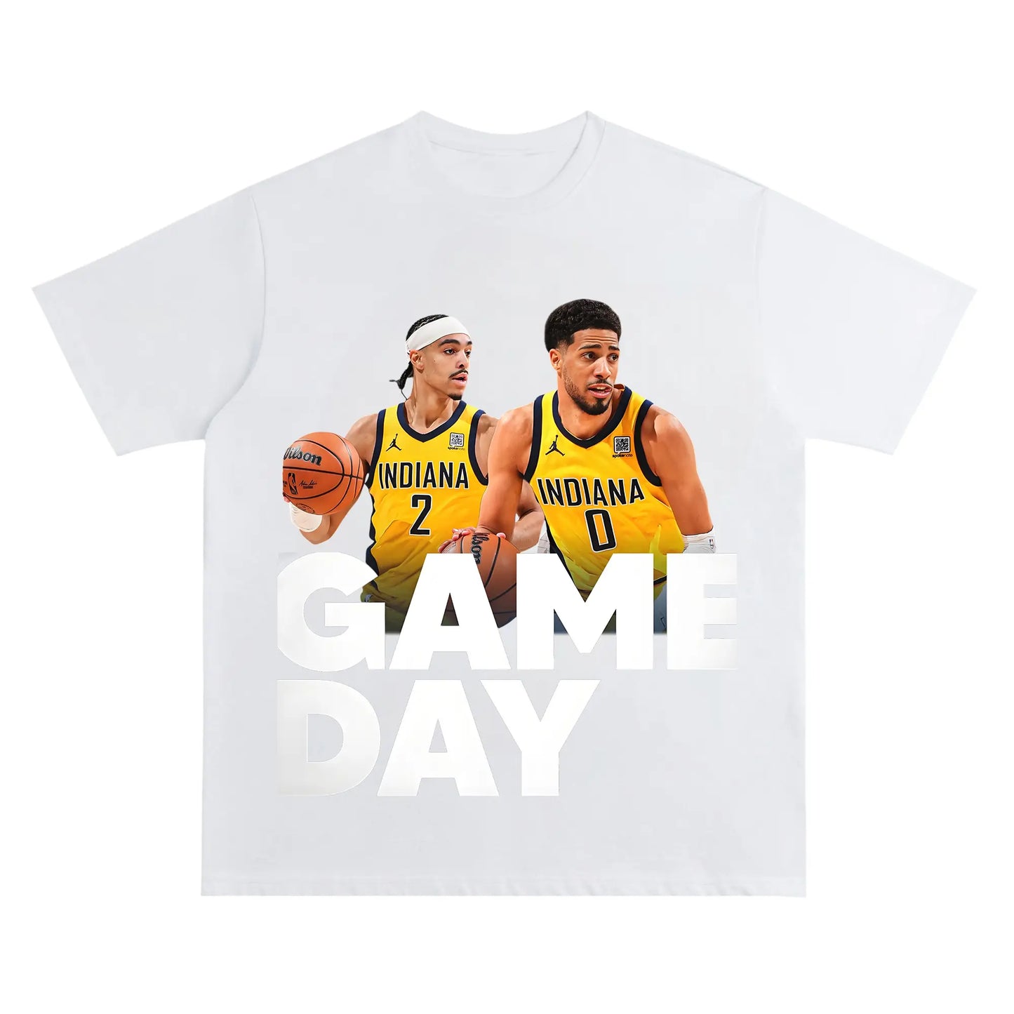 Haliburton Record-Breaking Clutch Playoff T-Shirt – Historic Game-Tying Moment vs. Knicks