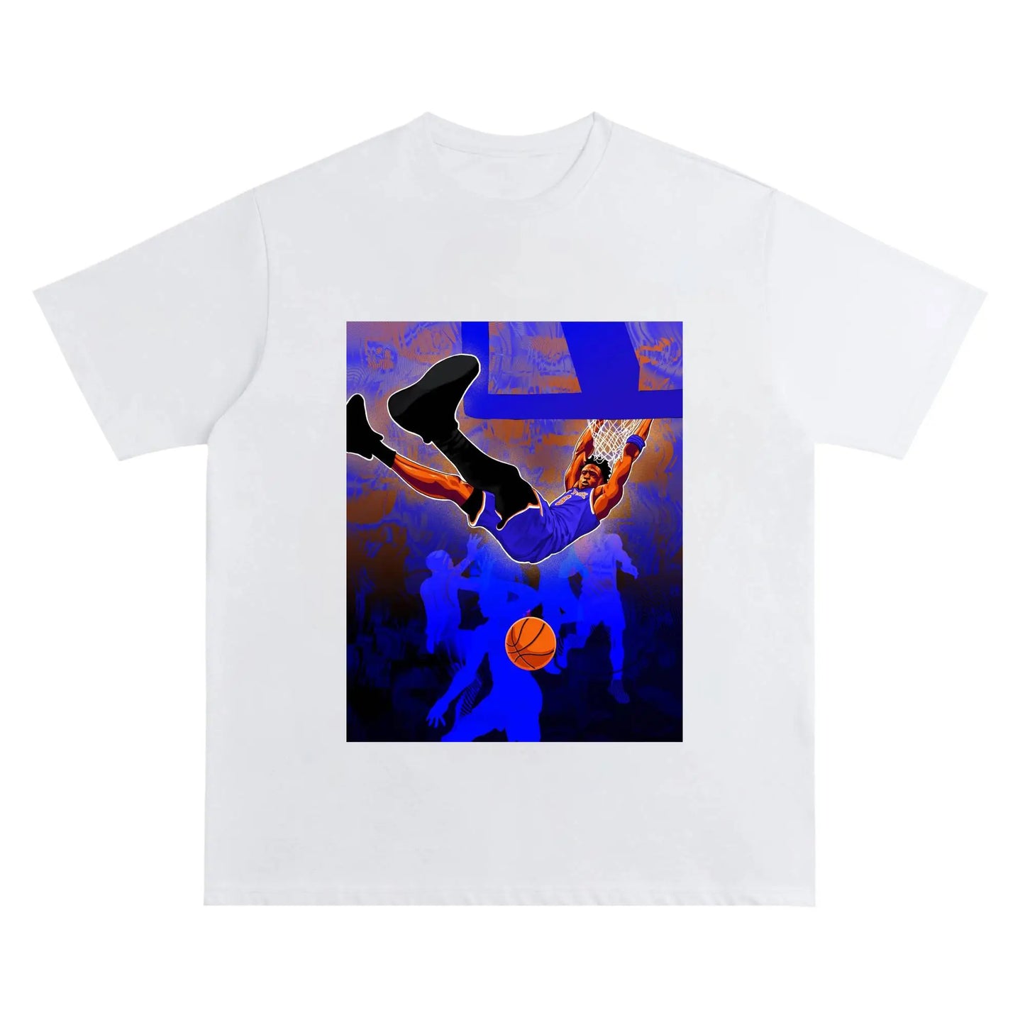 NYK SLAM SHADOW TEE – Neon Hoops Impact Crew Neck Short-Sleeve T-Shirt Unisex