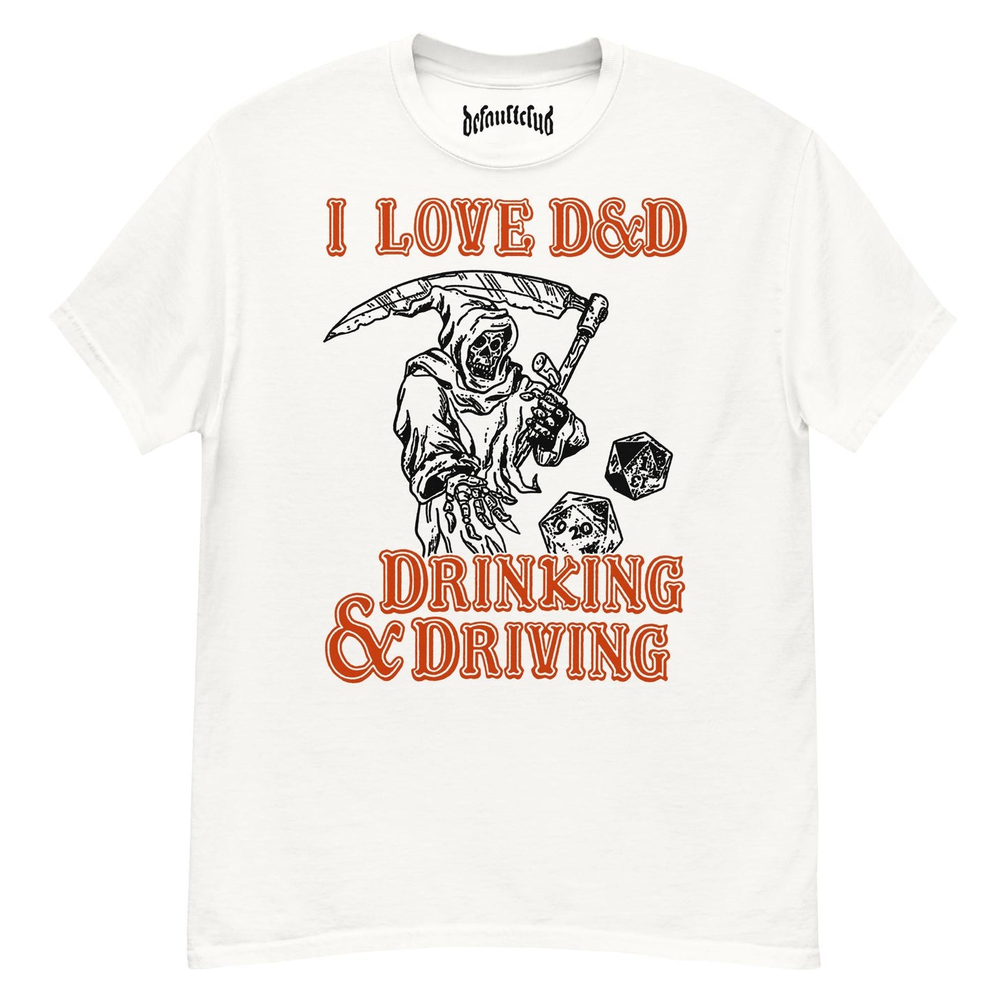 Drinking & Driving Crew Neck Short-Sleeve T-Shirt Soft & Breathable