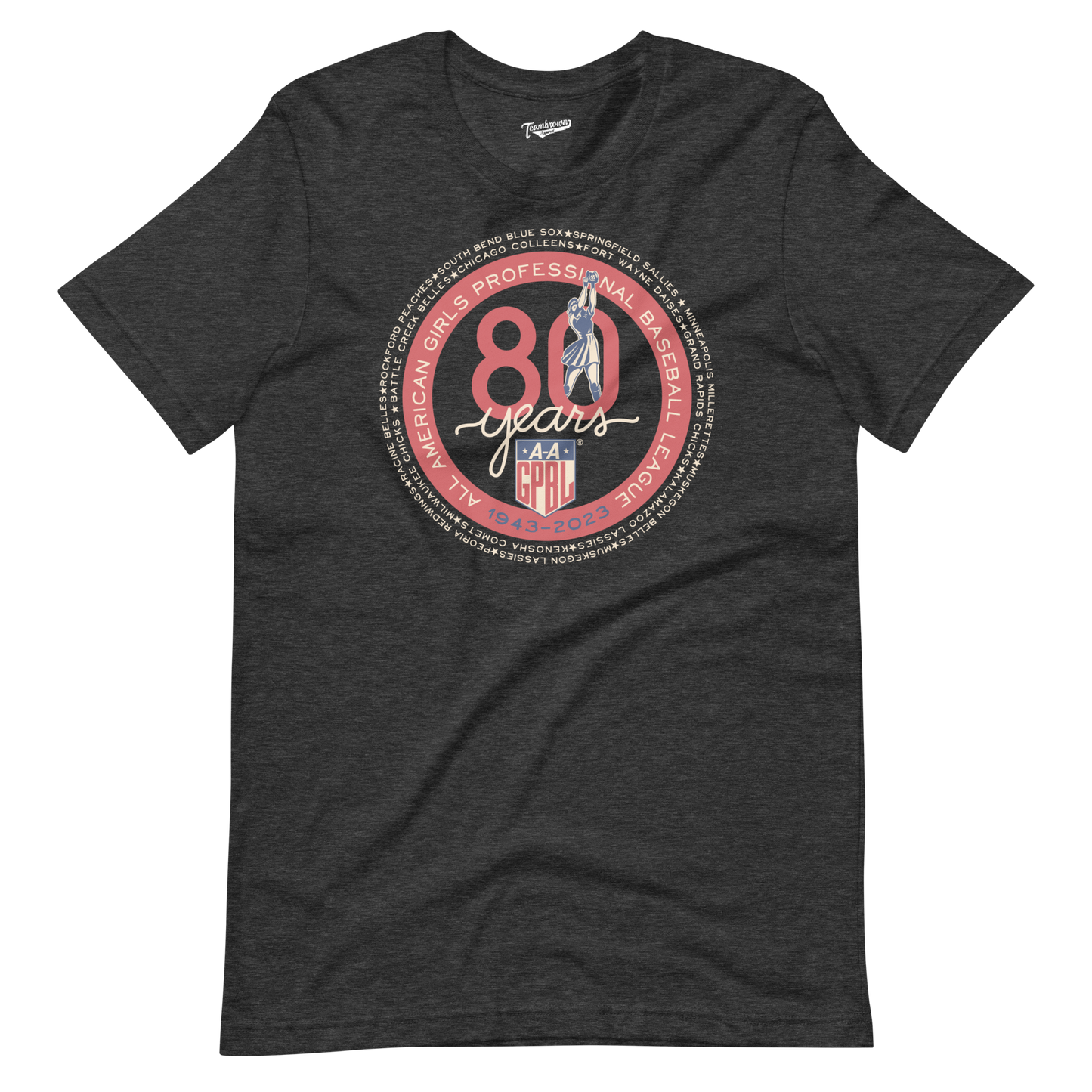 AAGPBL 80th Anniversary - 1943 - 2023 - Unisex T-Shirt