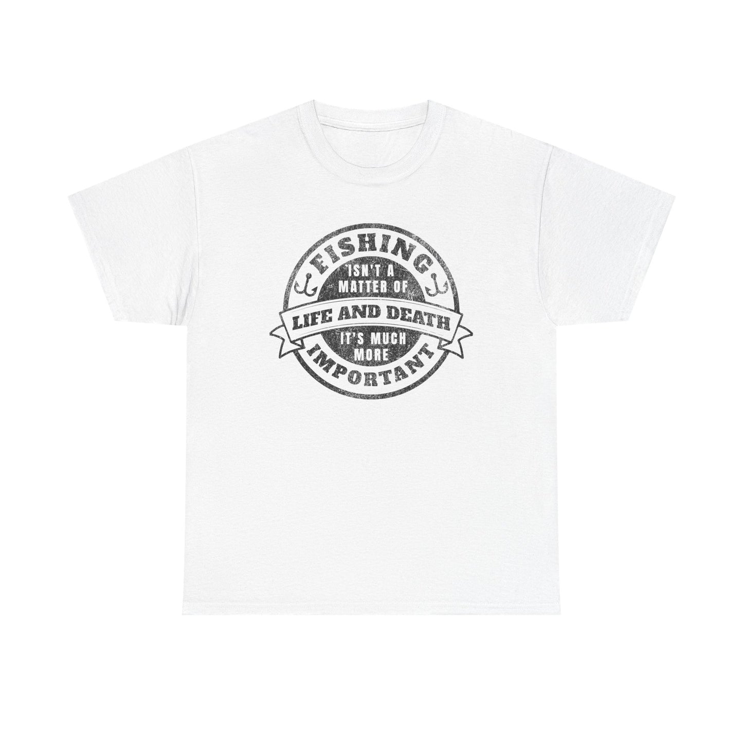6-Fishing Puns Shirt Crew Neck Short-Sleeve T-Shirt – Classic & Comfortable