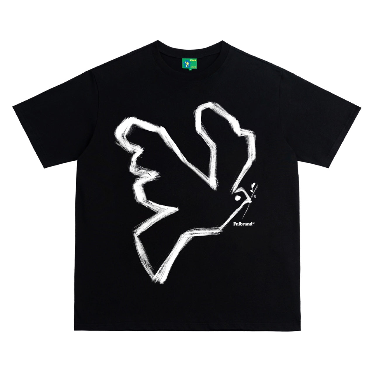 Cute Line Drawing Crew Neck Short-Sleeve T-Shirt Unisex