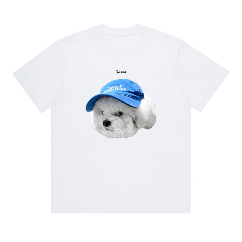 Cute Animals Crew Neck Short-Sleeve T-Shirt
