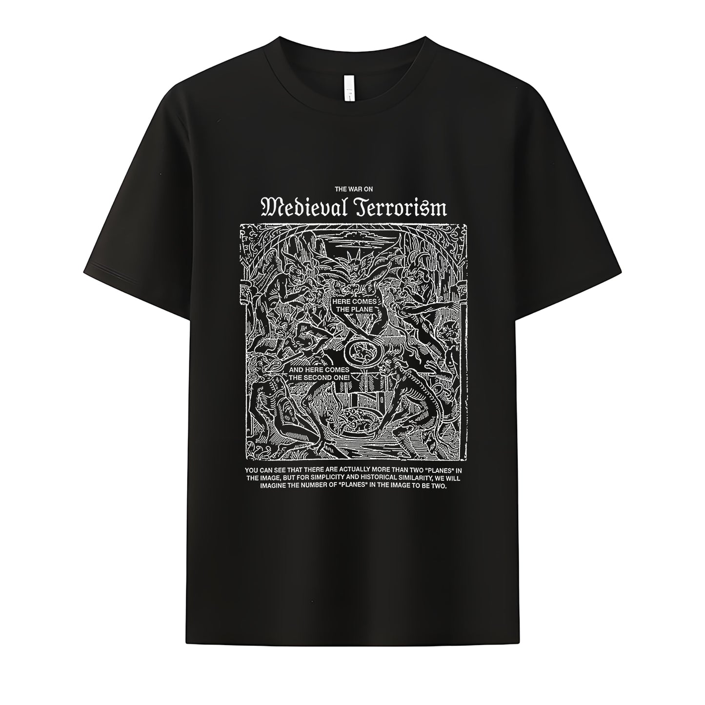 Medieval Terror Neck Short-Sleeve T-Shirt Soft & Breathable