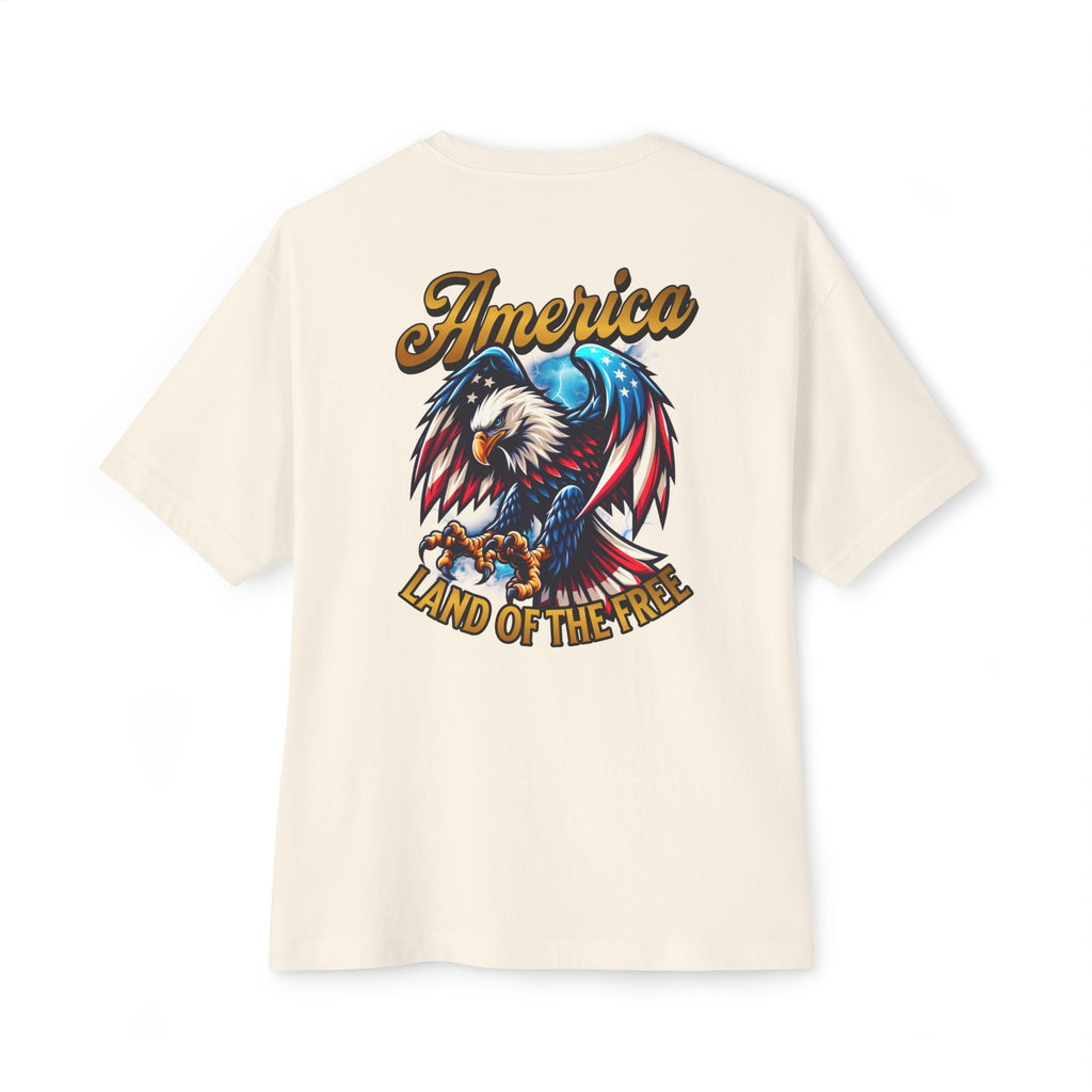 America Land Of The Free - Oversized Back Printed