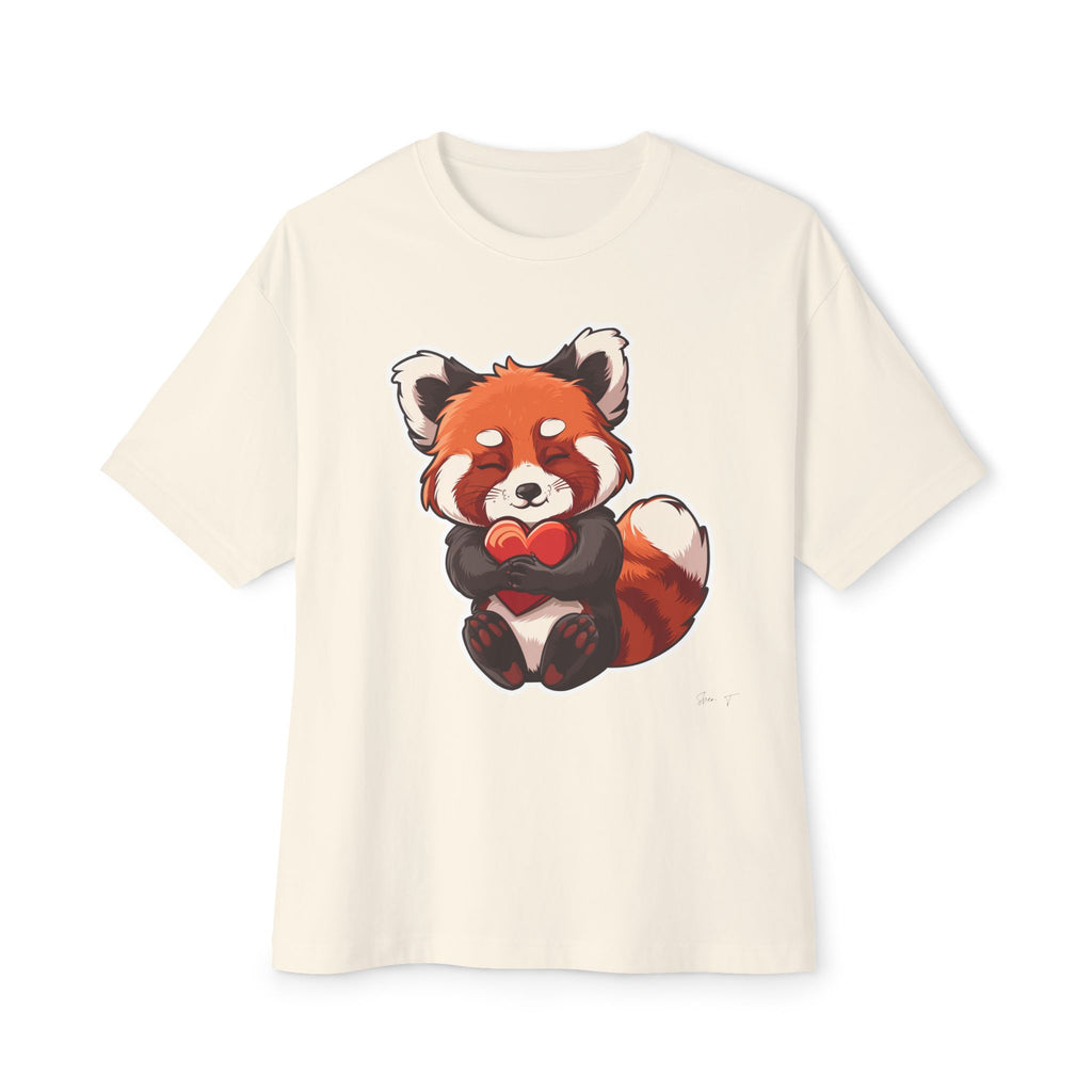 Red Panda Heart ver1 test - Oversized Fit