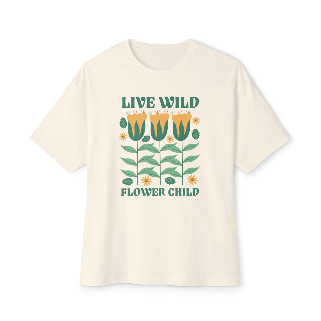 Live Wild Flower Child - Oversized Fit