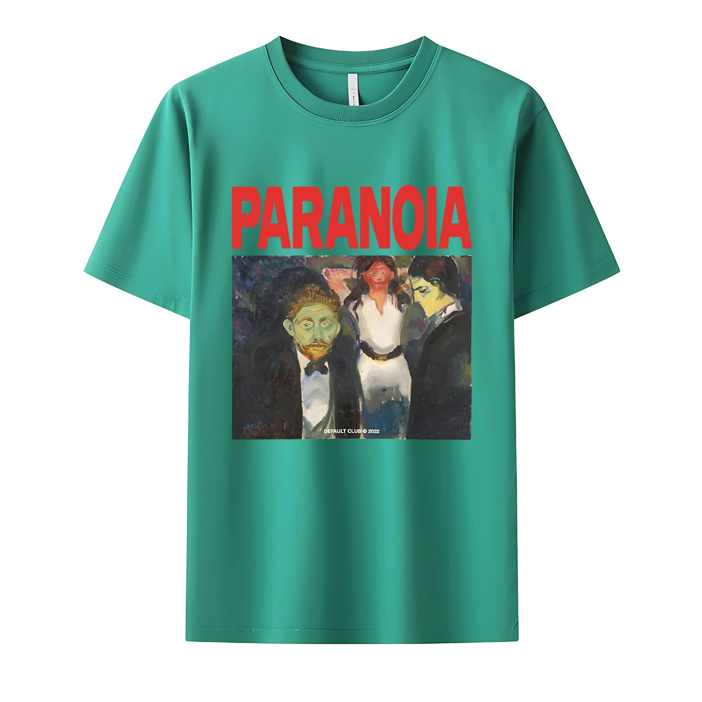Paranoia Neck Short-Sleeve T-Shirt Soft & Breathable