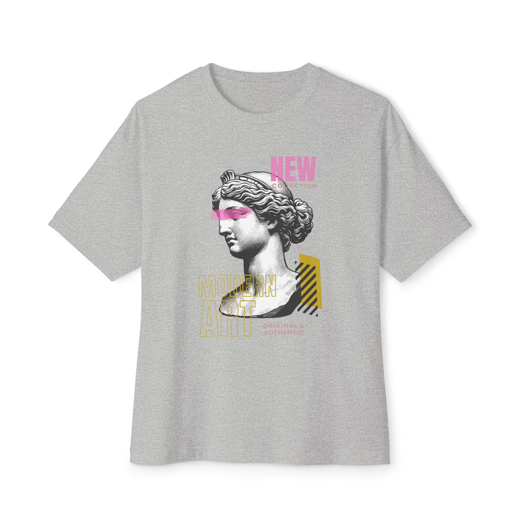 Modern Art Meets Medieval Sculpture - Oversized Fit