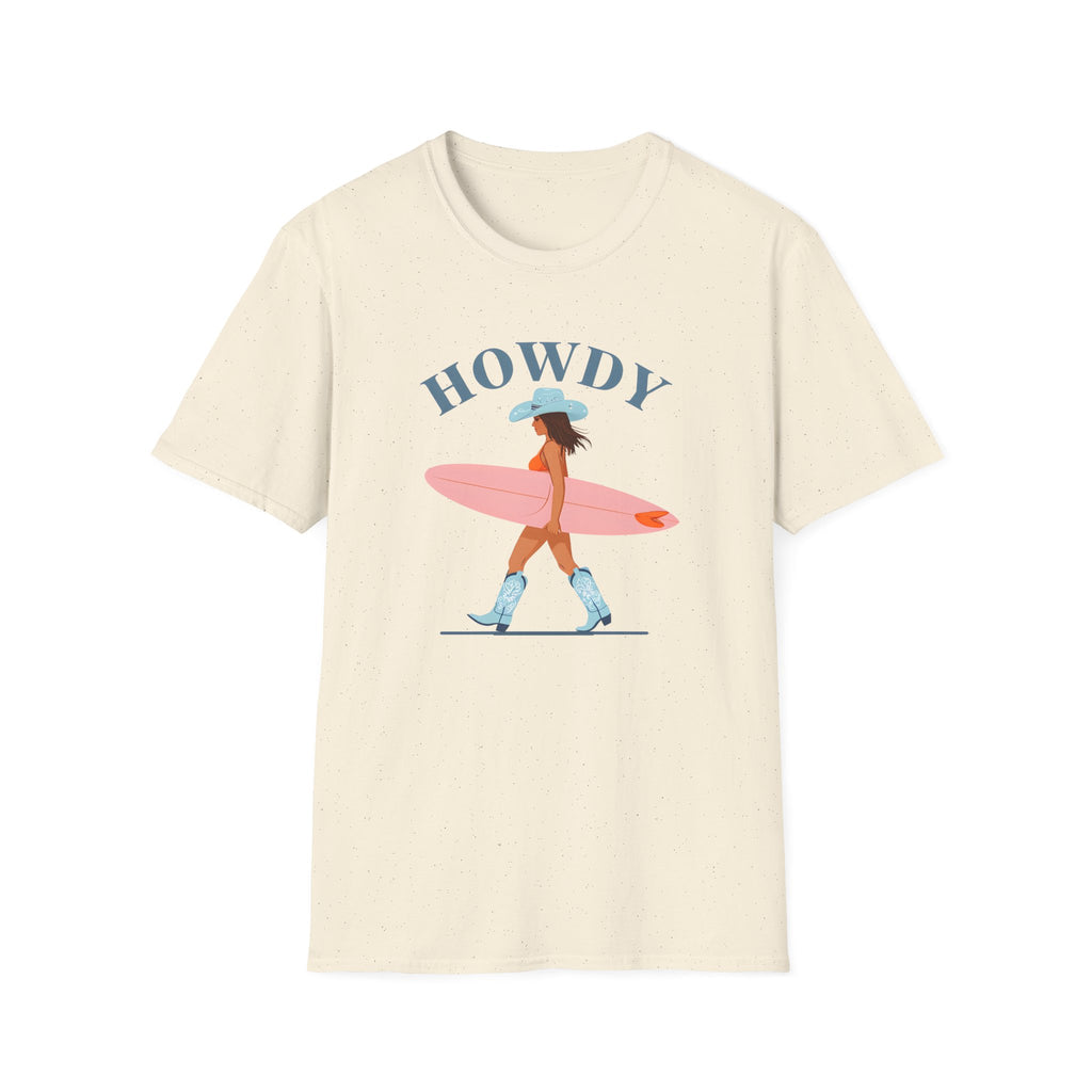 Cowboy Woman with Surfboard - Classic Fit
