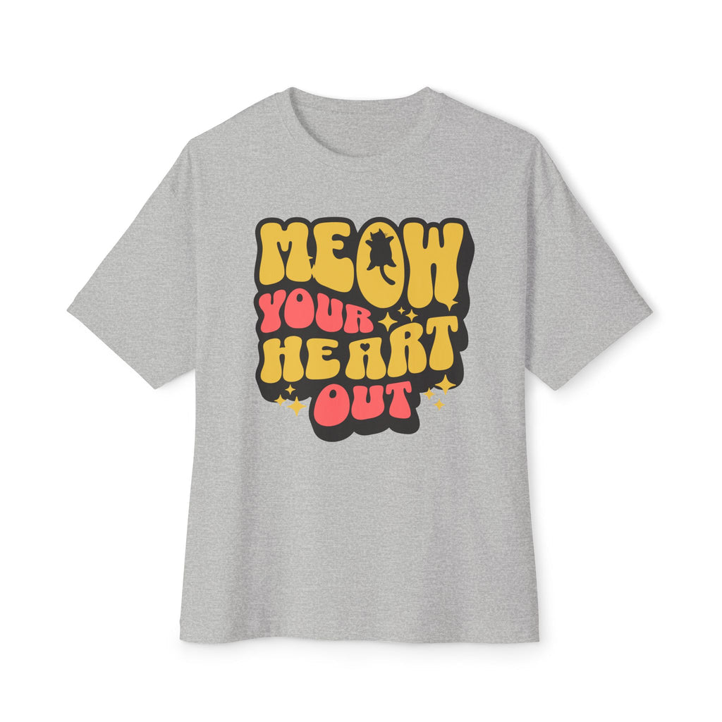 Meow Your Heart Out - Oversized Fit