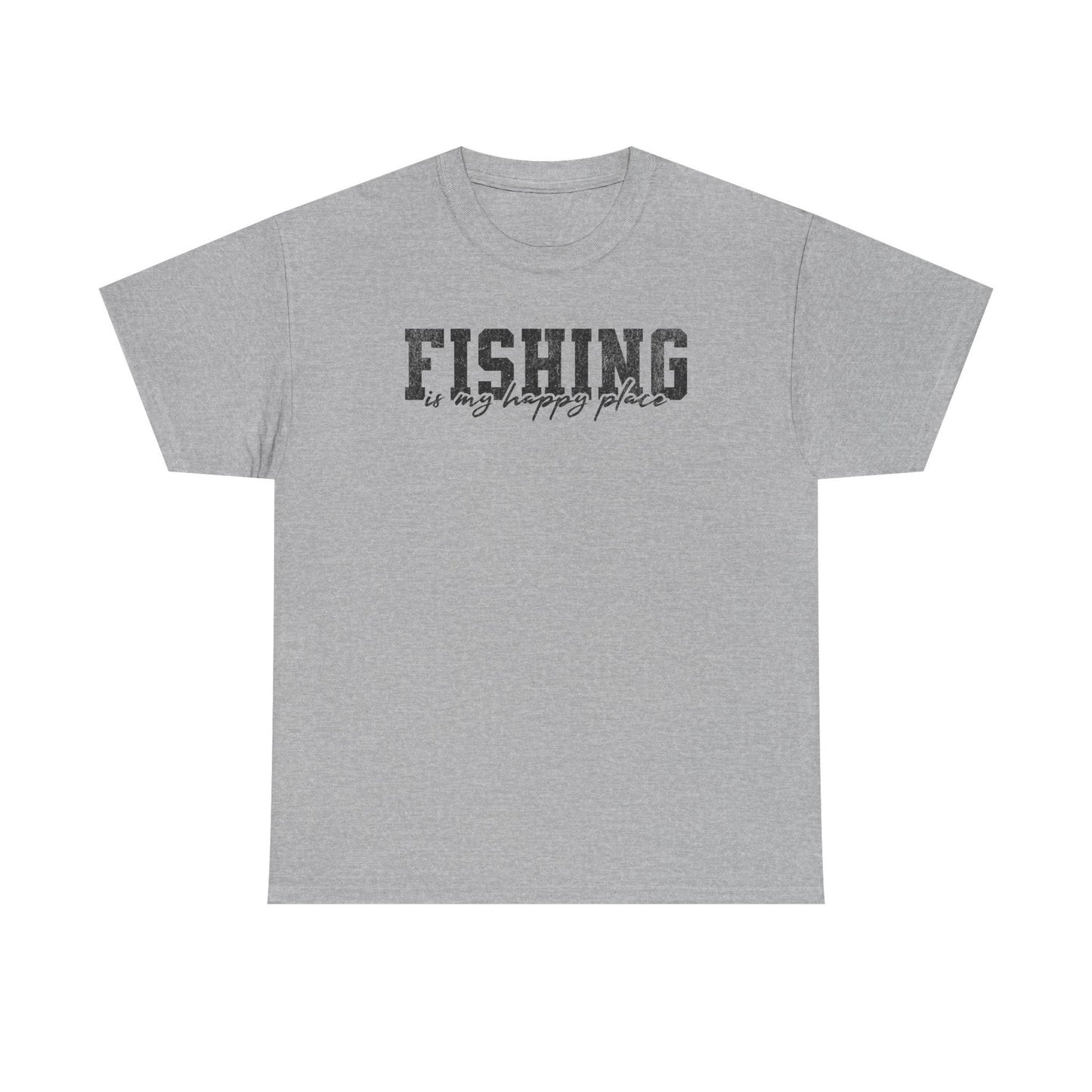 11-Fishing Puns Shirt Crew Neck Short-Sleeve T-Shirt – Classic & Comfortable