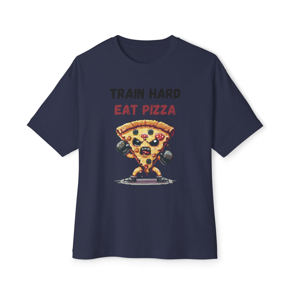 Train Hard Eat Pizza - Oversized Fit