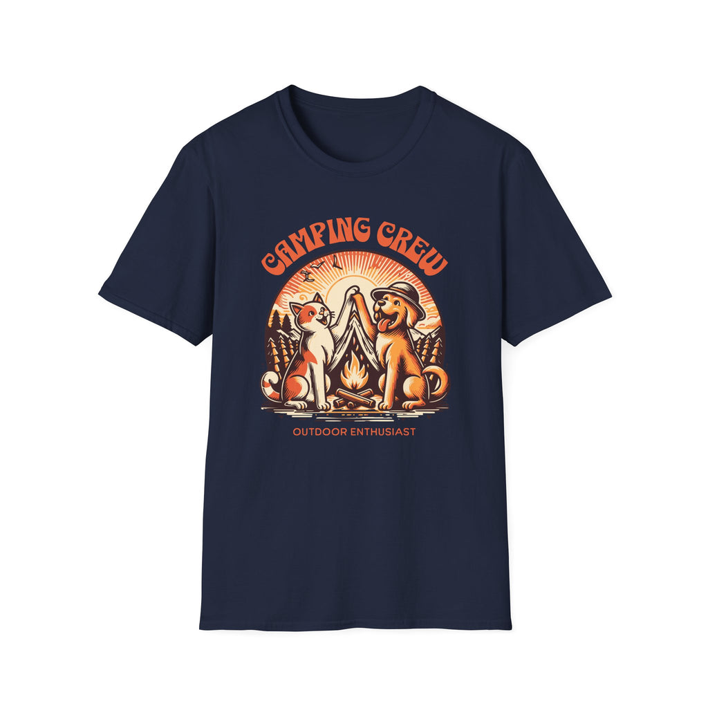 Cat Dog Camping Crew - Classic Fit