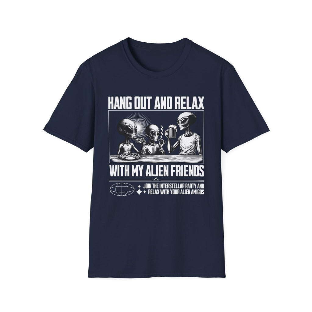 Alien hang out friends - Classic Fit