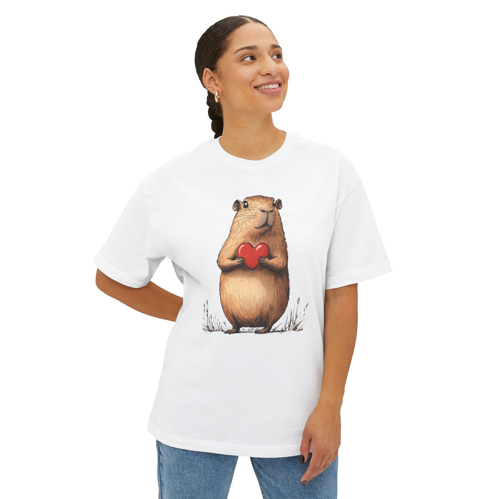 Capybara Heart - Oversized Fit