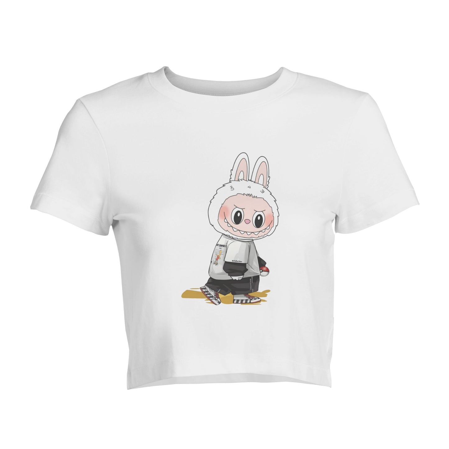 Funny Labubu The Monsters Crew Neck Short Sleeve T-Shirt For Labubu Lover Birthday Gifts