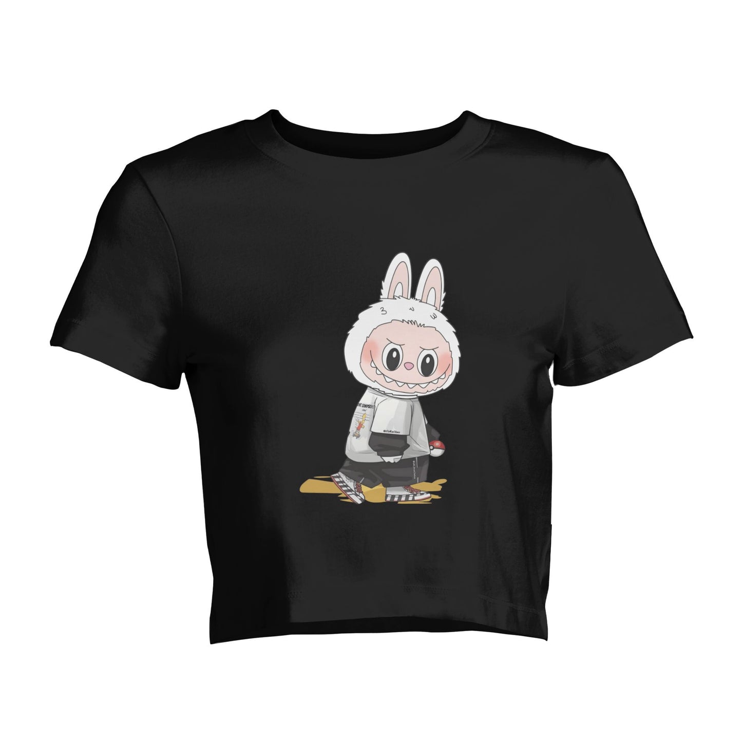 Funny Labubu The Monsters Crew Neck Short Sleeve T-Shirt For Labubu Lover Birthday Gifts
