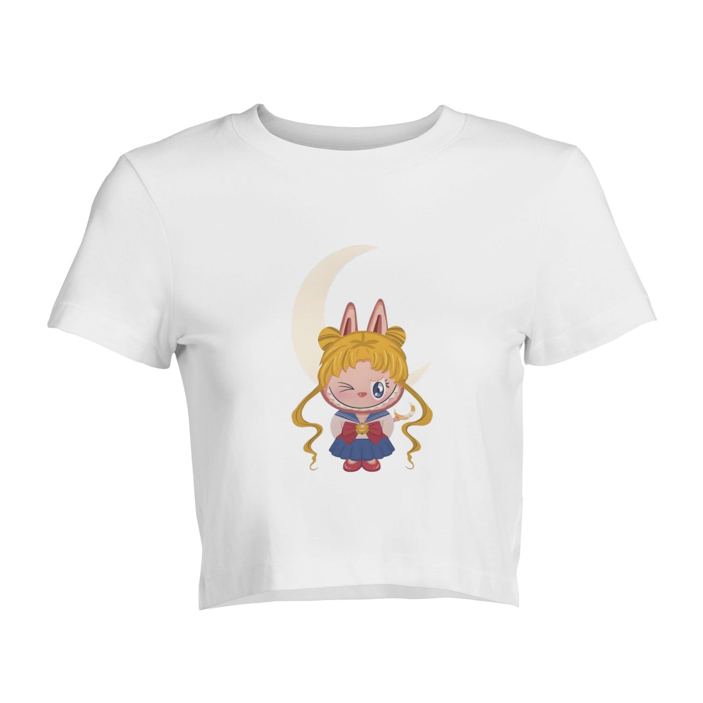 Funny Labubu The Monsters Crew Neck Short Sleeve T-Shirt For Labubu Lover Birthday Gifts