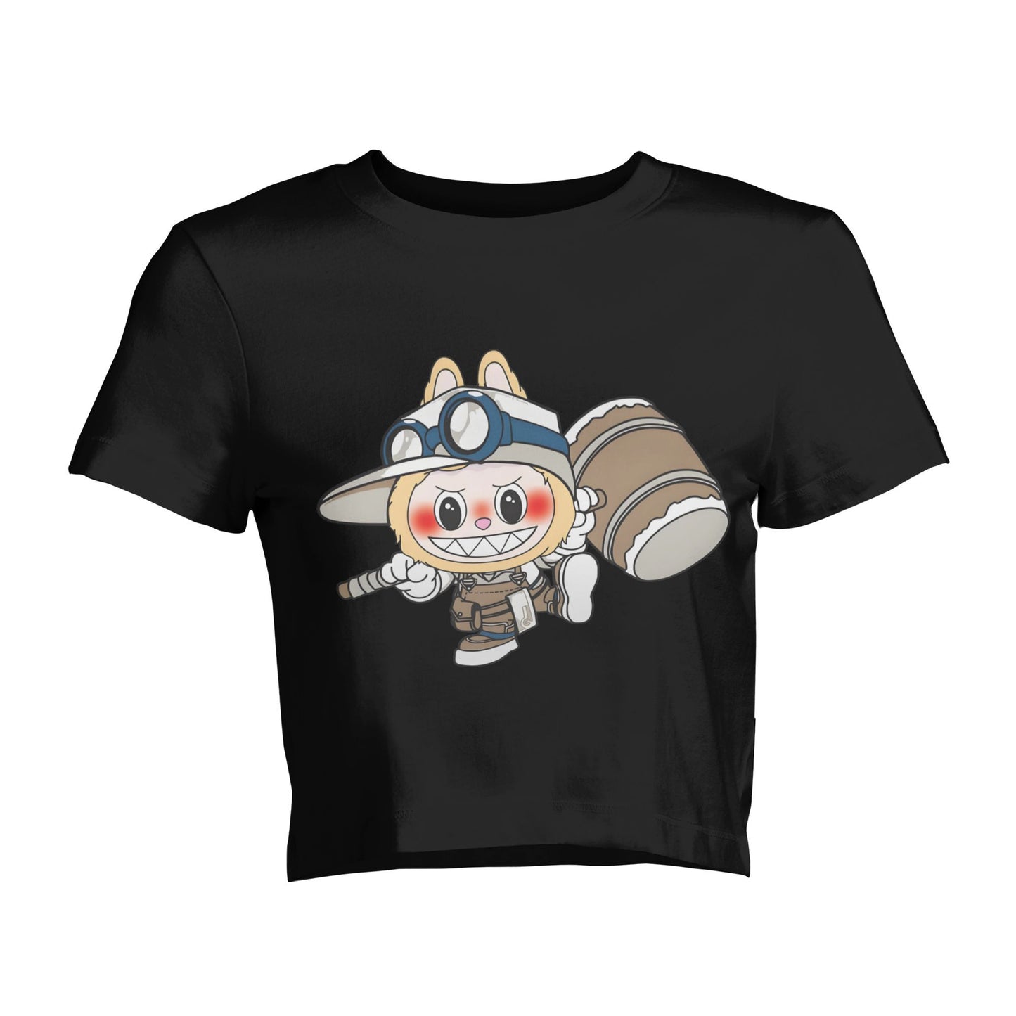 Funny Labubu The Monsters Crew Neck Short Sleeve T-Shirt For Labubu Lover Birthday Gifts