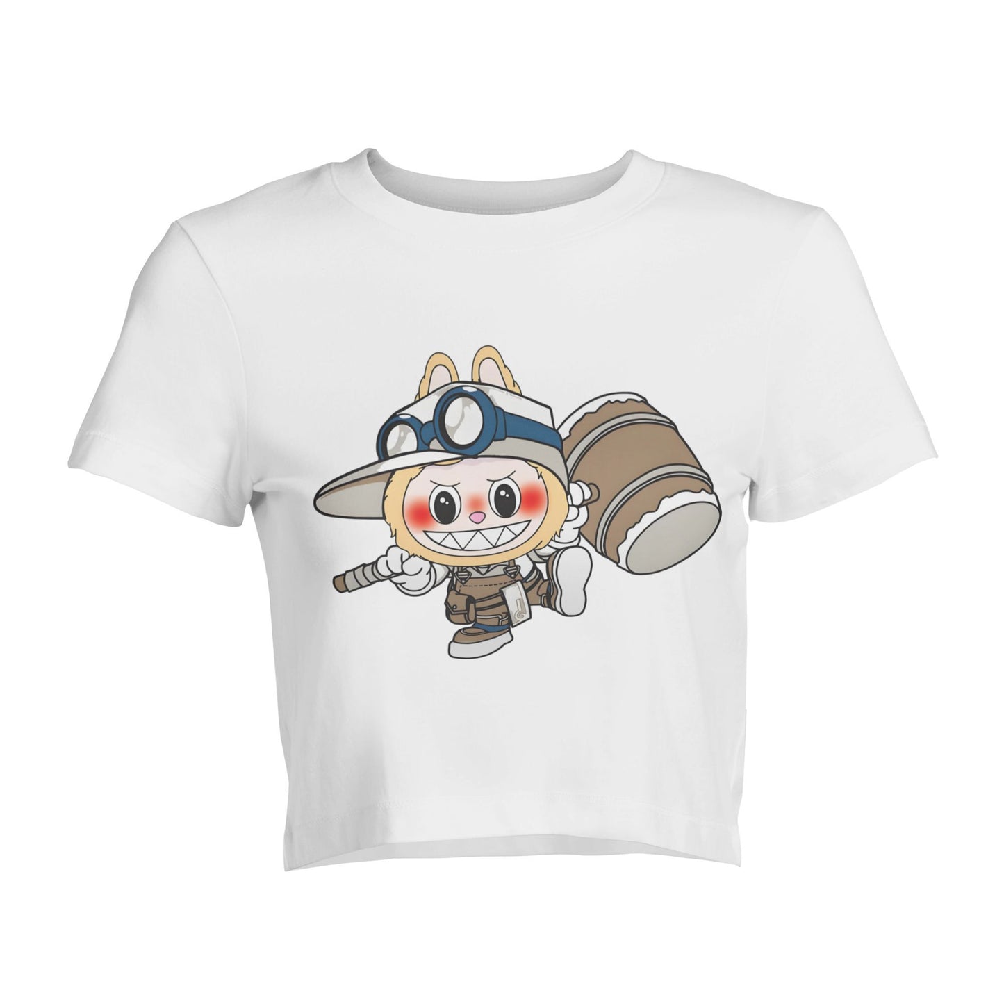 Funny Labubu The Monsters Crew Neck Short Sleeve T-Shirt For Labubu Lover Birthday Gifts