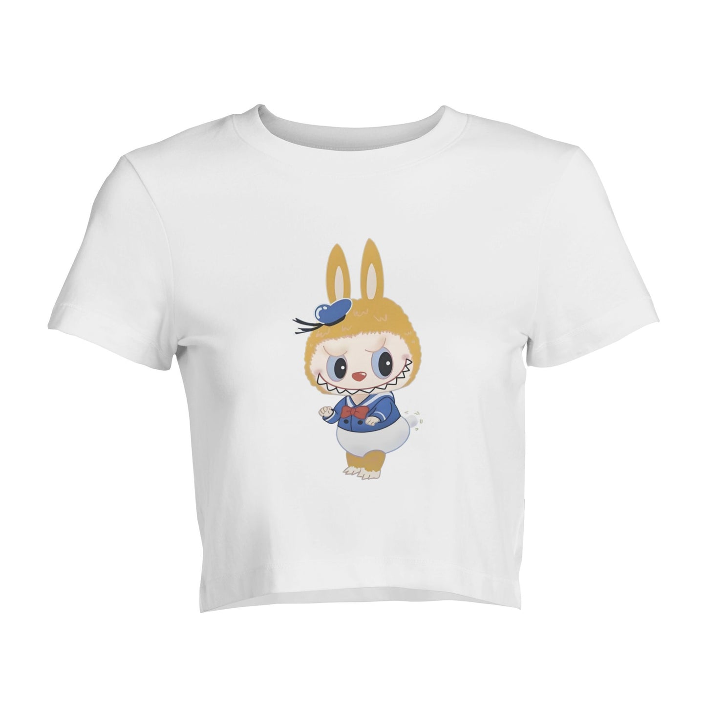 Funny Labubu The Monsters Crew Neck Short Sleeve T-Shirt For Labubu Lover Birthday Gifts