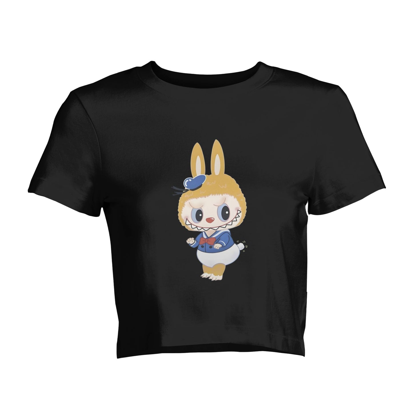 Funny Labubu The Monsters Crew Neck Short Sleeve T-Shirt For Labubu Lover Birthday Gifts