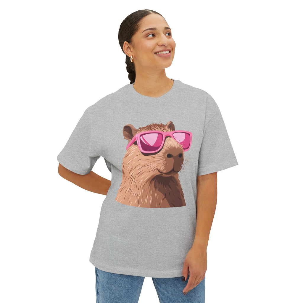Pink Capybara - Oversized Fit