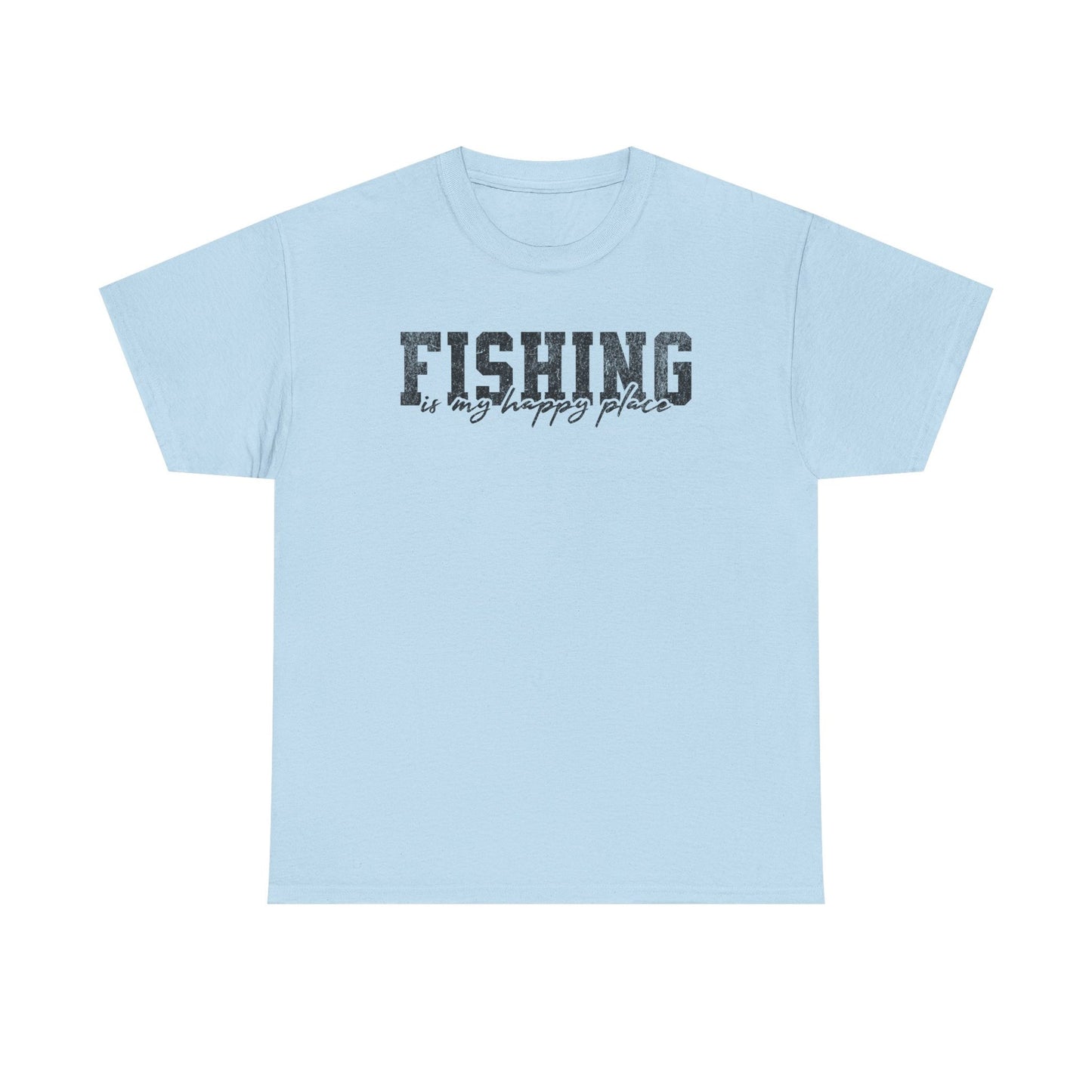11-Fishing Puns Shirt Crew Neck Short-Sleeve T-Shirt – Classic & Comfortable