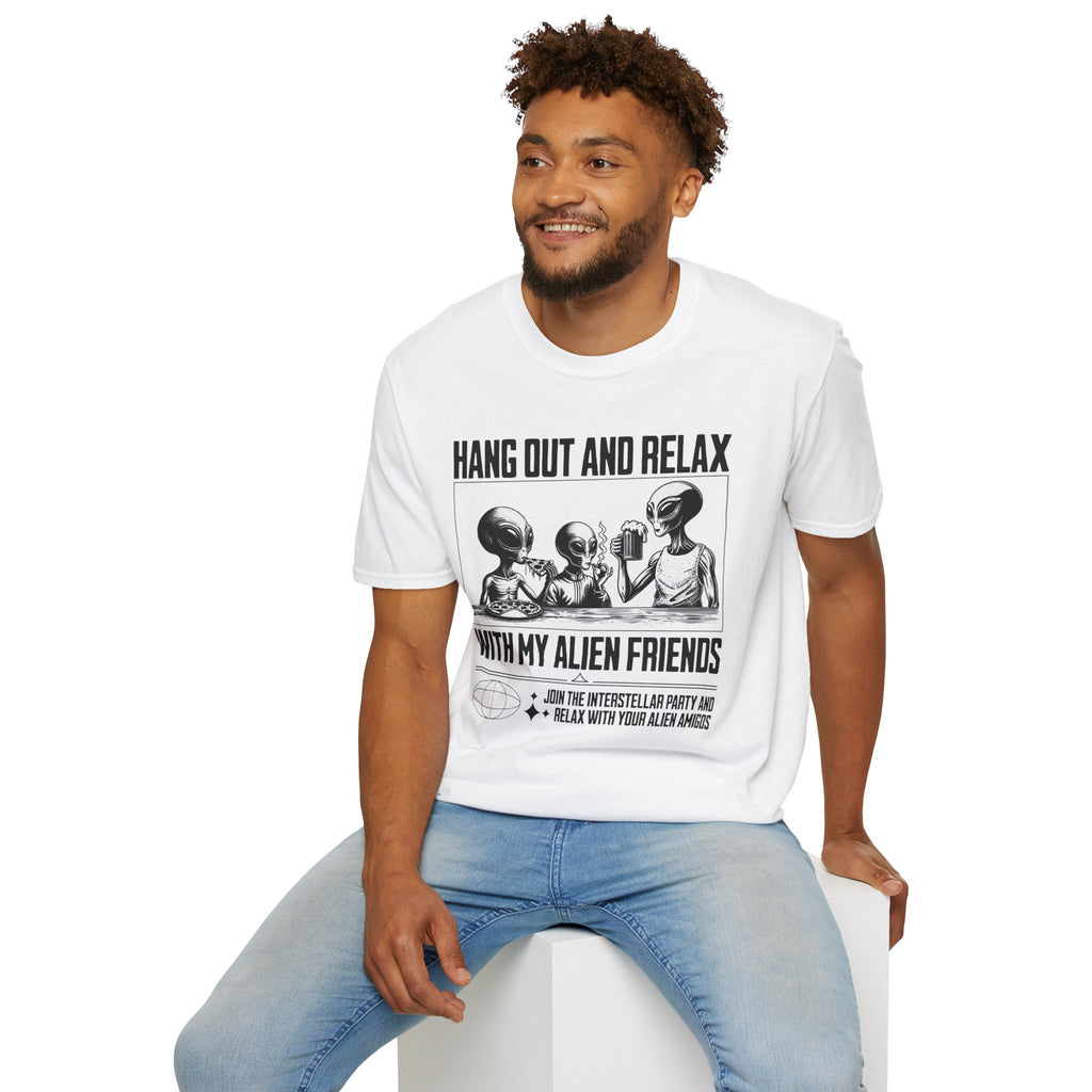 Alien hang out friends - Classic Fit