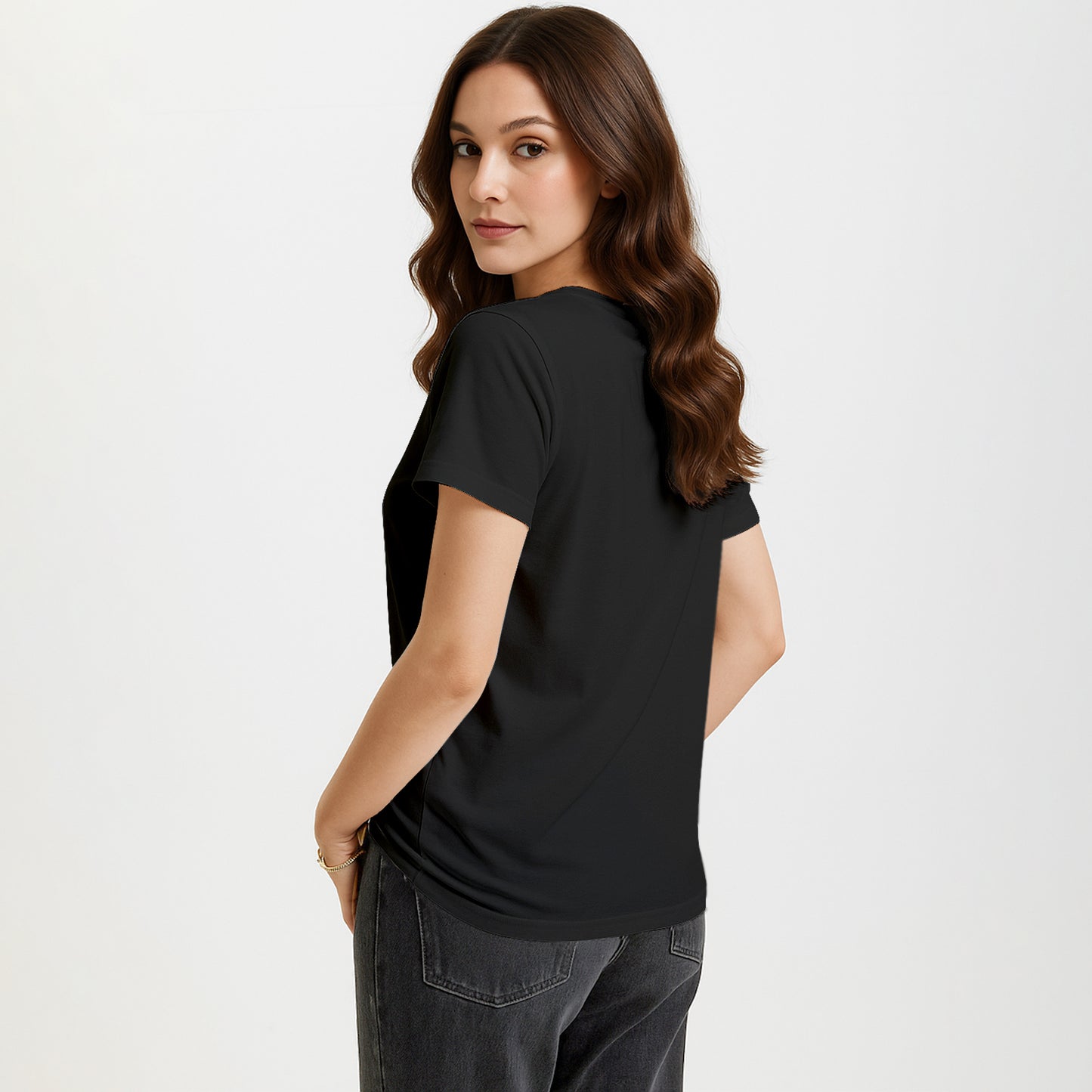 3 Pack Women's Short Sleeve Crew Neck T-Shirt Summer Tops