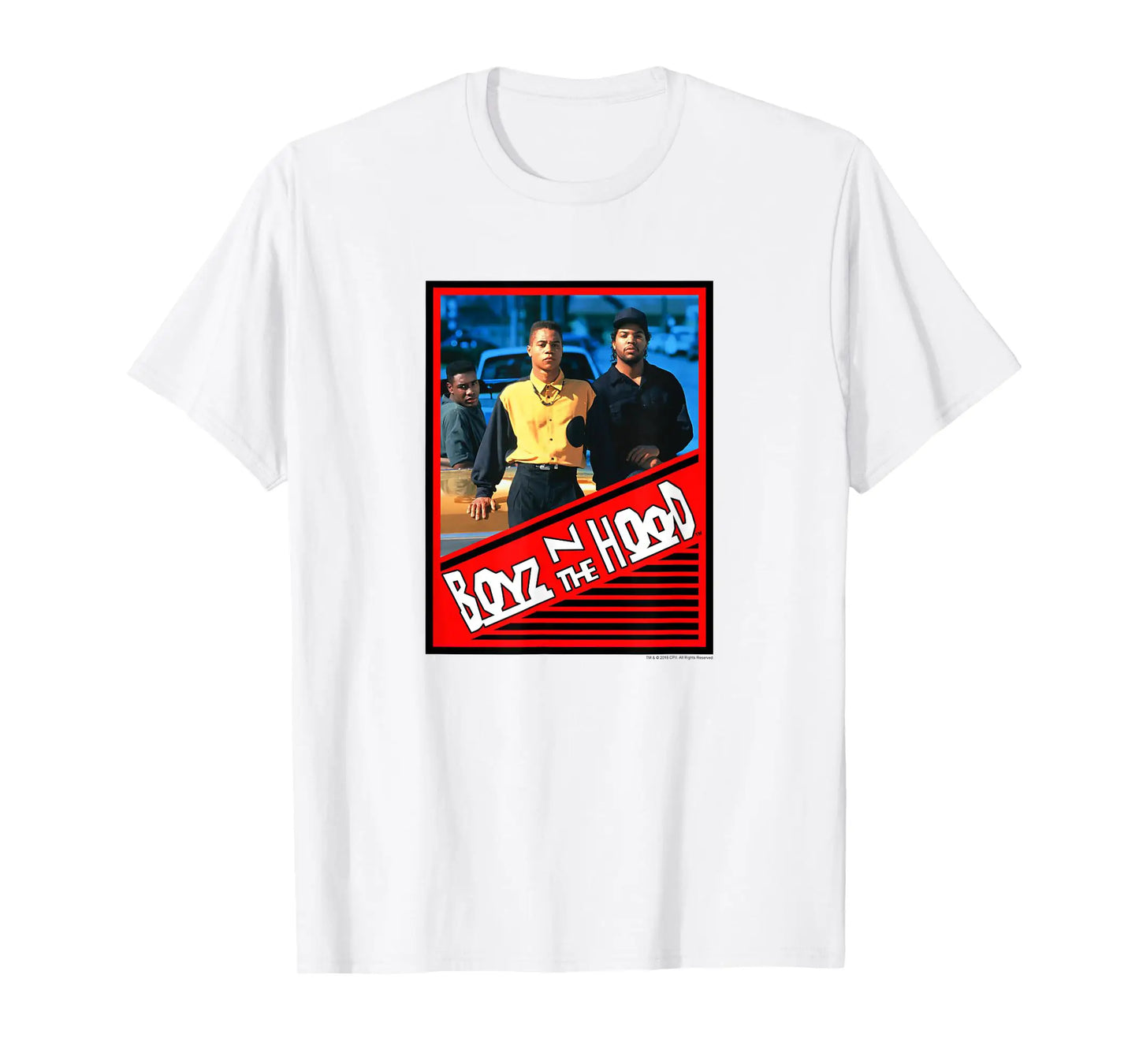 Boyz in The Hood Crew Neck Short-Sleeve T-Shirt Soft and Breathable