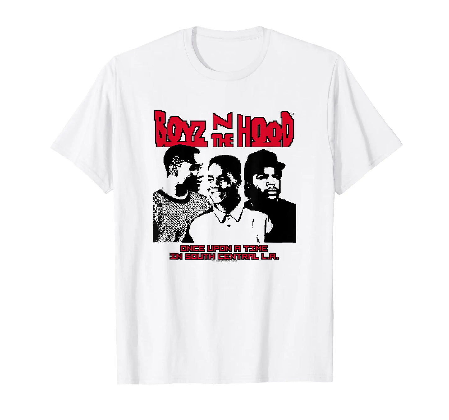 Boyz in The Hood Crew Neck Short-Sleeve T-Shirt Soft and Breathable