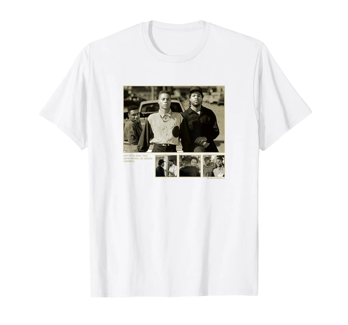 Boyz in The Hood Crew Neck Short-Sleeve T-Shirt Soft and Breathable