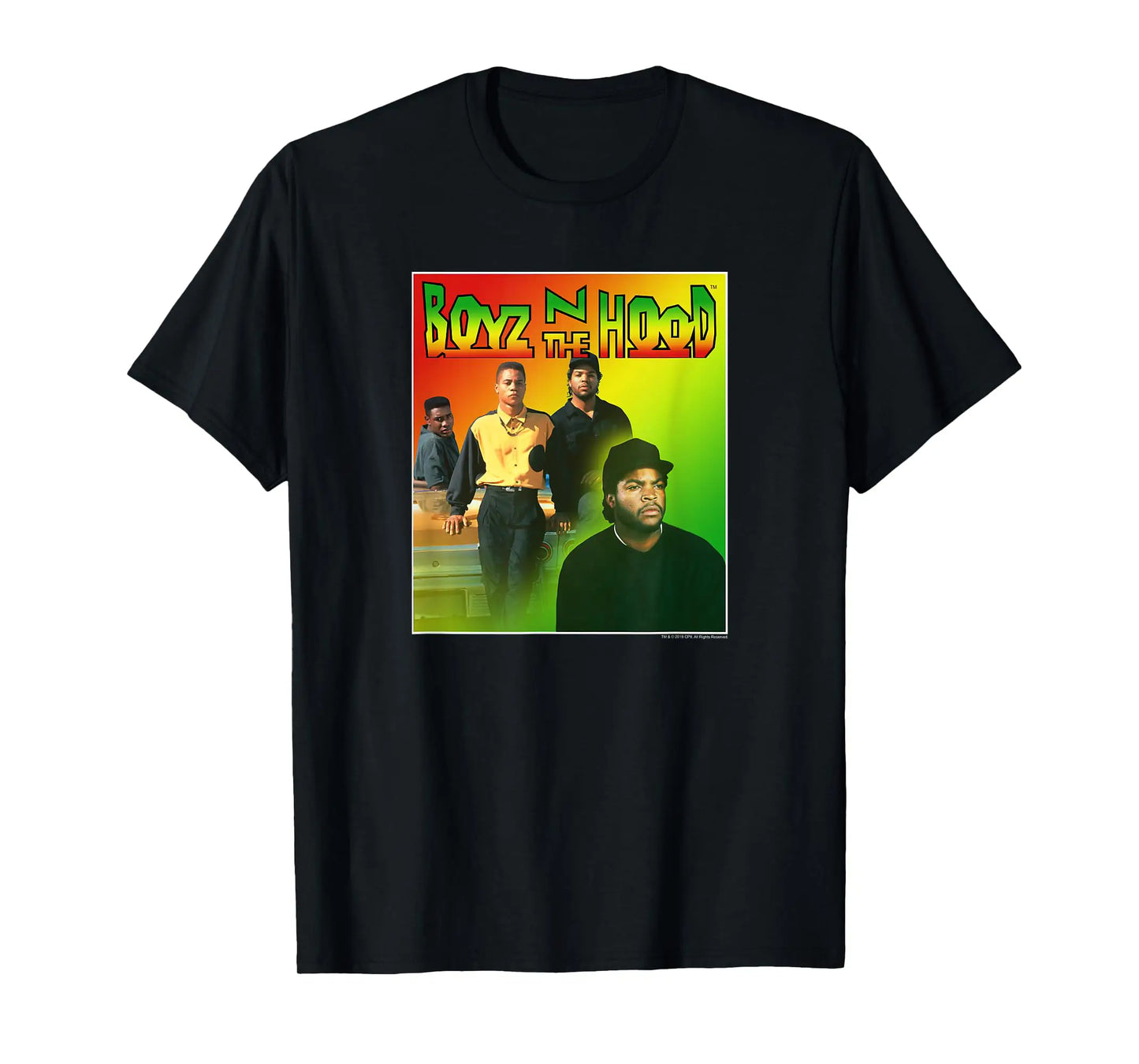 Boyz in The Hood Crew Neck Short-Sleeve T-Shirt Soft and Breathable
