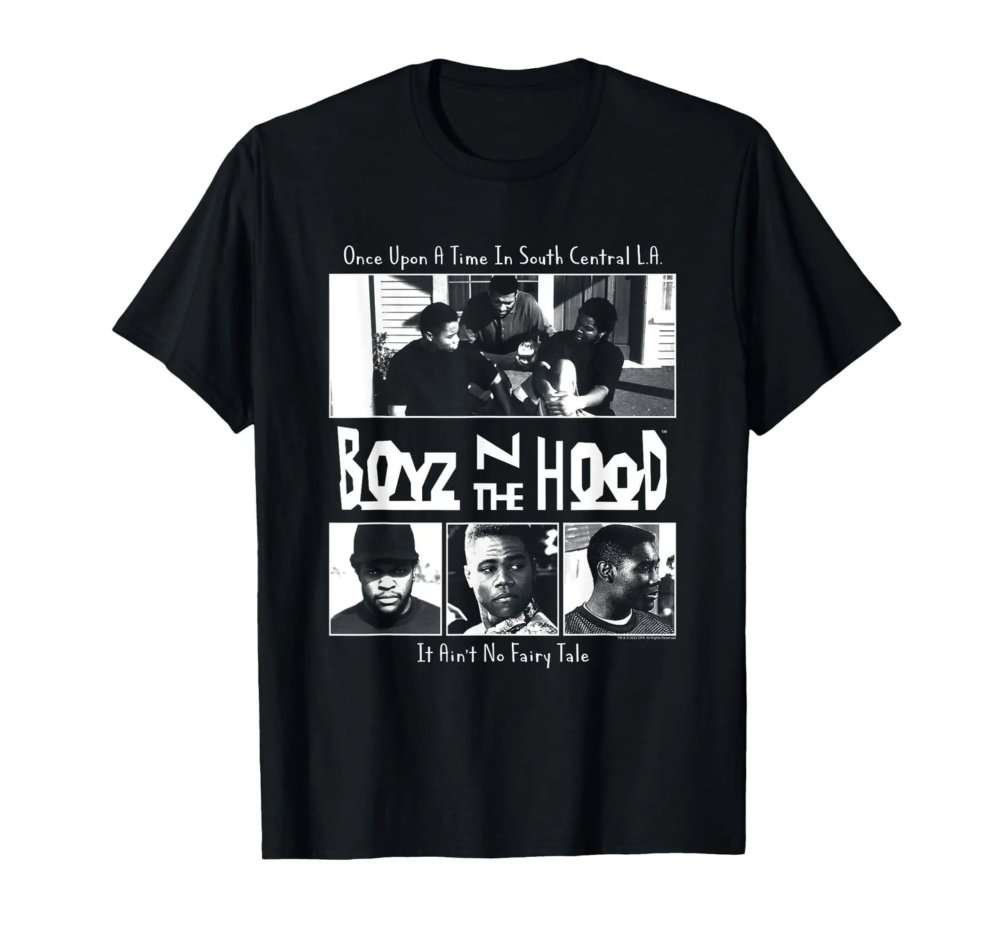 Boyz in The Hood Crew Neck Short-Sleeve T-Shirt Soft and Breathable