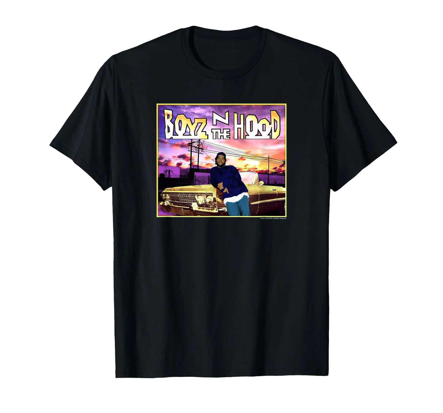 Boyz in The Hood Crew Neck Short-Sleeve T-Shirt Soft and Breathable