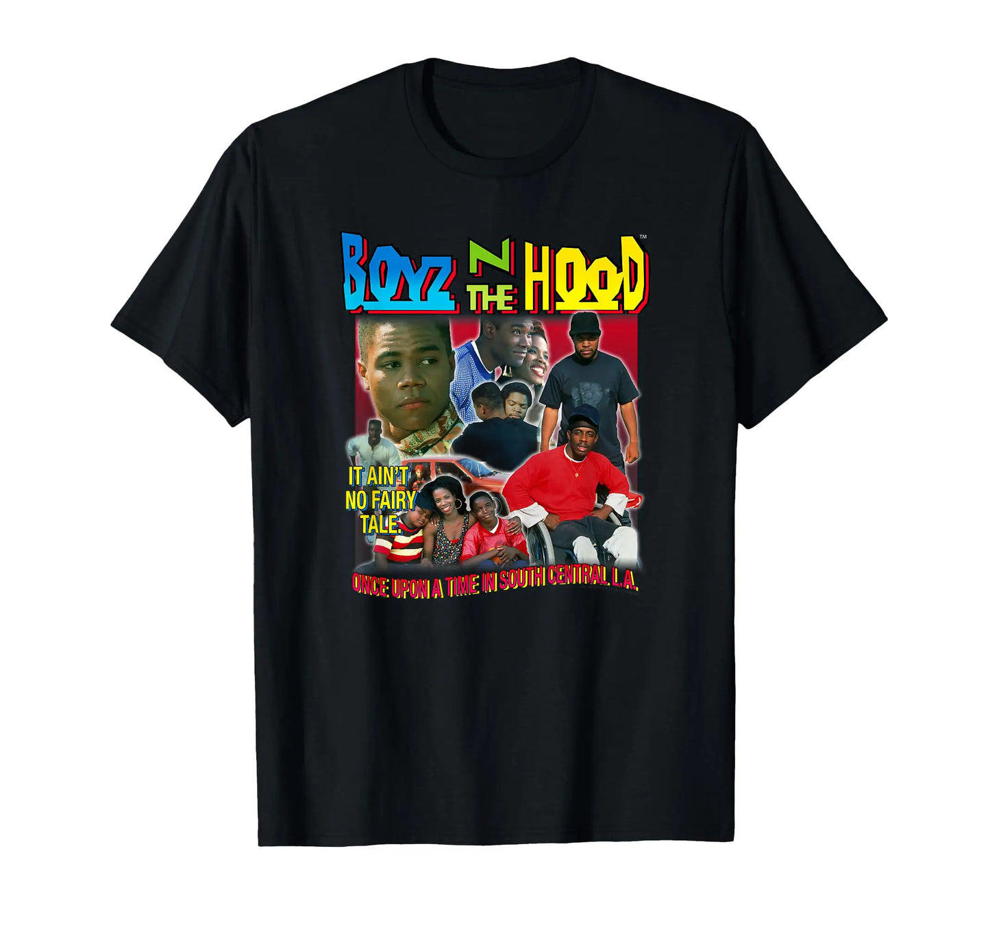 Boyz in The Hood Crew Neck Short-Sleeve T-Shirt Soft and Breathable